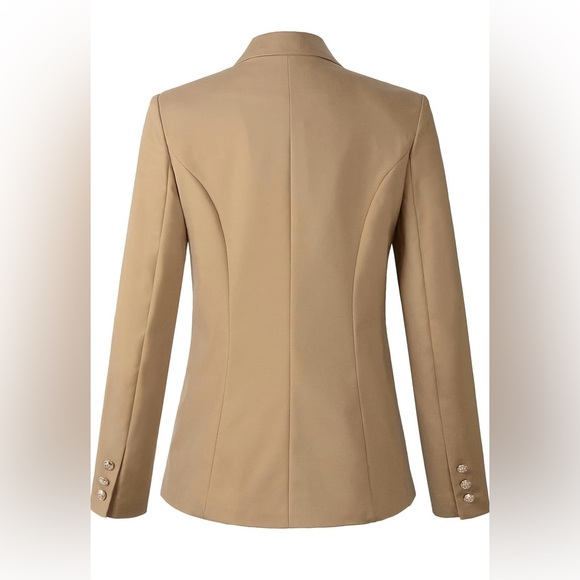 Zara Tan and Cream Tailored Blazer - Picture 3 of 5